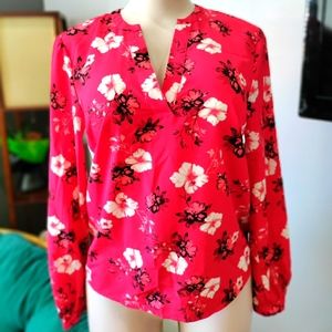 A New Day flower blouse